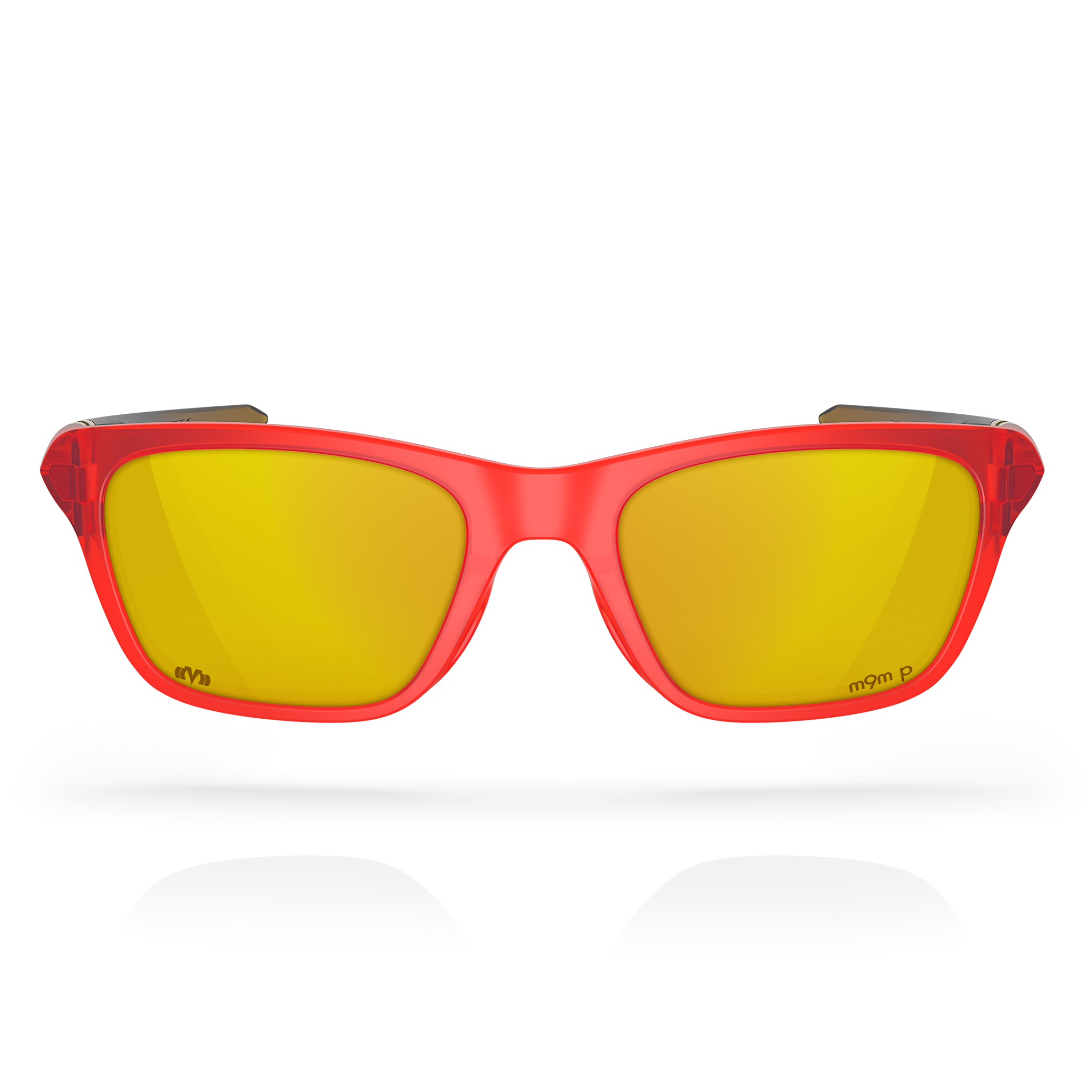 Business - マットホット / ルートビア / ゴールド偏光ミラー