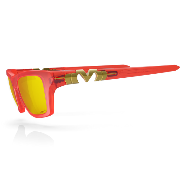 Pleasure - マットホット / ゴールド偏光ミラー