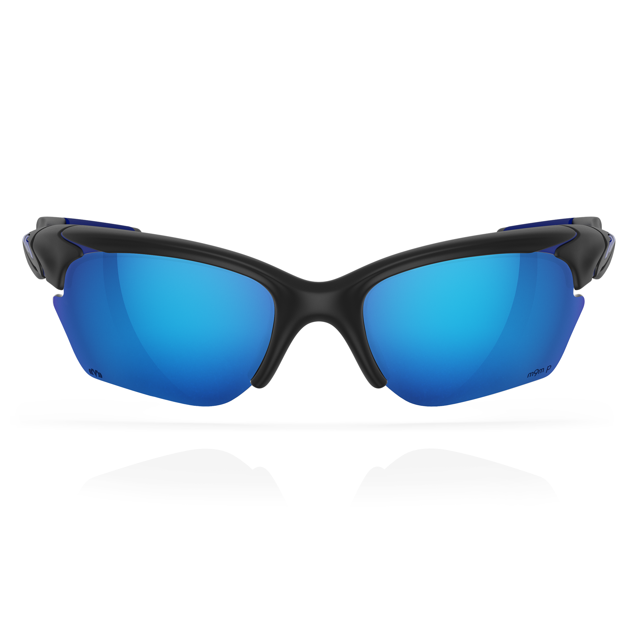 Gigawatt - マットブラック / ブルー / グレイシャー偏光ミラー